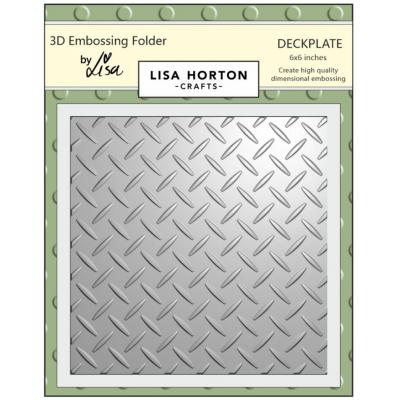 Lisa Horton Crafts 3D Embossing Folder -  Deckplate